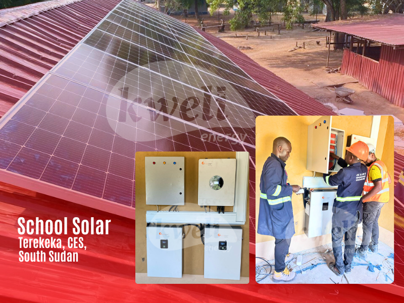 Kweli Energy Completes 6.5kWp 8kVA 20kWh-Lithium Off-Grid School Solar System with WiFi Monitoring in Terekeka, Central Equatoria State – South Sudan